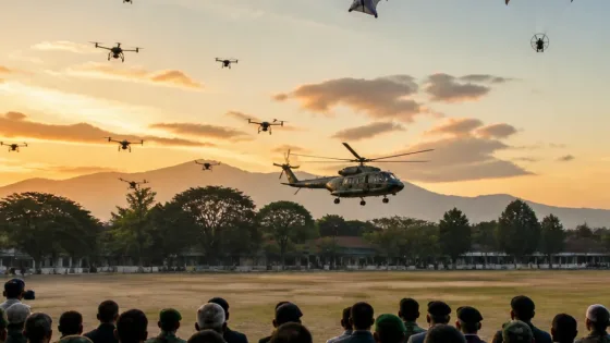 Panglima TNI dan pimpinan Polri diangkat sebagai warga kehormatan Korpasgat, demo kemampuan operasi modern ditampilkan