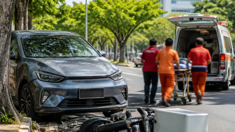 Pengemudi mobil listrik ditetapkan tersangka setelah melindas pengemudi ojol di Jaksel