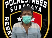 Residivis (MS) Diringkus Satreskrim Polrestabes Surabaya karena Curi Kabel Milik PT. KAI