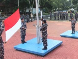 TNI AL, PERTEBAL SEMANGAT KEBANGSAAN DAN CINTA TANAH AIR, LANAL BATUPORON LAKSANAKAN UPACARA 17-AN