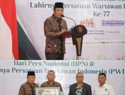 Hadiri Peringatan HPN ke 77, Sekdakab Sampang Ajak PWI Terus Bersinergi Dengan Pemerintah Daerah