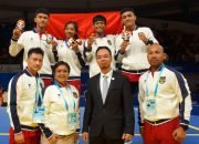 PELATIH WUSHU TNI AL BERHASIL ANTARKAN ATLET INDONESIA JUARA FISU WORLD UNIVERSITY GAME