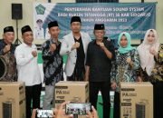 Gus Muhdlor Serahkan Bantuan Sound System Untuk 831 RT se Kecamatan Taman