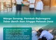 Warga Bojonegoro Senang, Bantuan Benih Ikan Pemkab Sampai Pelosok Desa