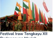 Bertempat di Kawasan Ratu Intan Pantai Amal Tarakan, puncak dari Festival Iraw Tengkayu XII tahun 2023 berlangsung meriah.