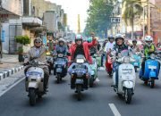 Mods May Day, Ratusan Scooterist Berkeliling Kota Mojokerto