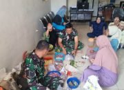 Suasana Hangat antara Satgas TMMD dan Warga Desa, Memasak Bersama Sebagai Momentum Kebahagiaan