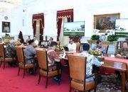 Presiden Jokowi Instruksikan Jajaran Terkait Penanganan Pengungsi Akibat Erupsi Gunung Ruang