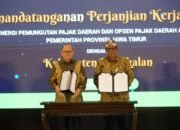 Pemkab Bangkalan dan Pemprov Jawa Timur Tandatangani Perjanjian Sinergi Pajak Daerah