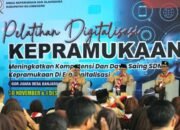 Dinpora Bojonegoro Gelar Pelatihan Digitalisasi Kepramukaan, Tingkatkan Kompetensi dan Daya Saing