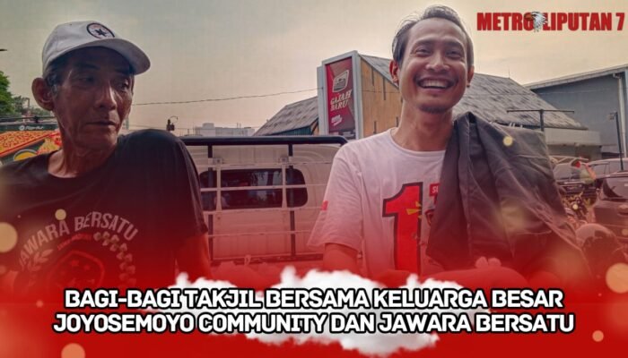 Bagi-bagi Takjil Bersama Keluarga Besar Joyosemoyo Community Dan Jawara Bersatu