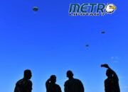 PESAWAT UDARA CASA SKUADRON UDARA 600 WING UDARA 2 PUSPENERBAL DUKUNG UJI PARASUT STATIC BARU